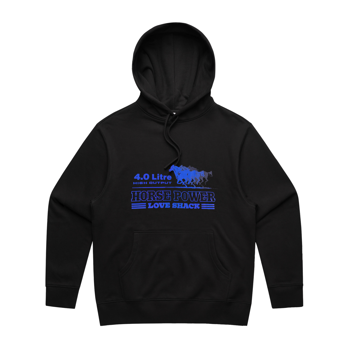 HORSE POWER HOODIE BLUE