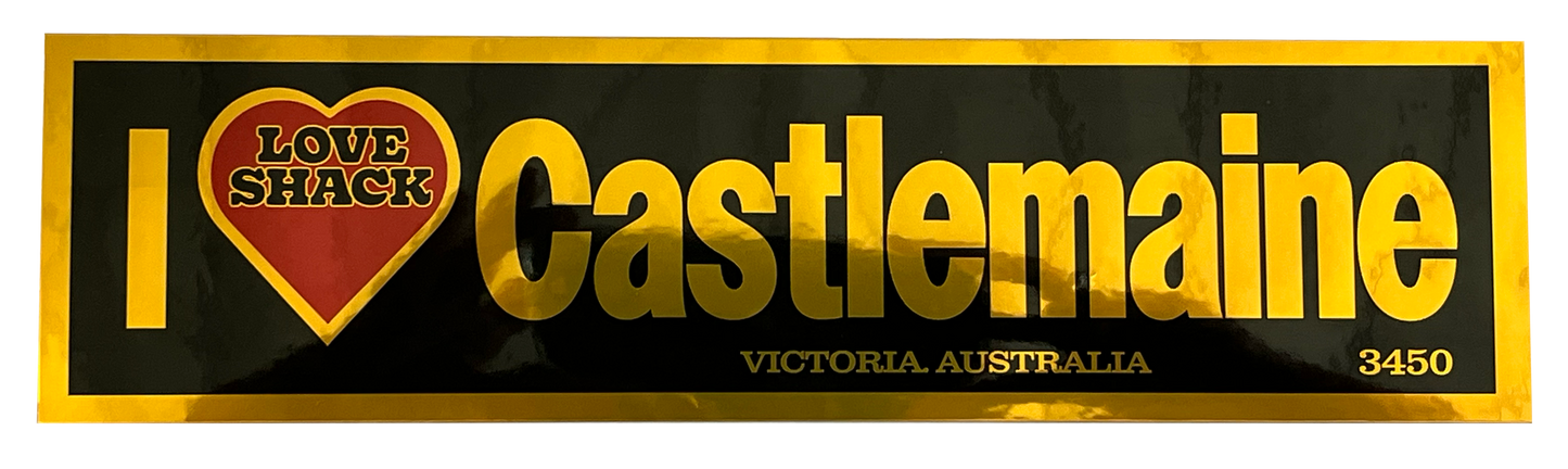 I LOVE C'MAINE BUMPER STICKER