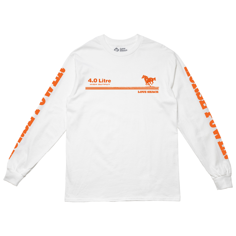 HORSE POWER LONG SLEEVE ORANGE